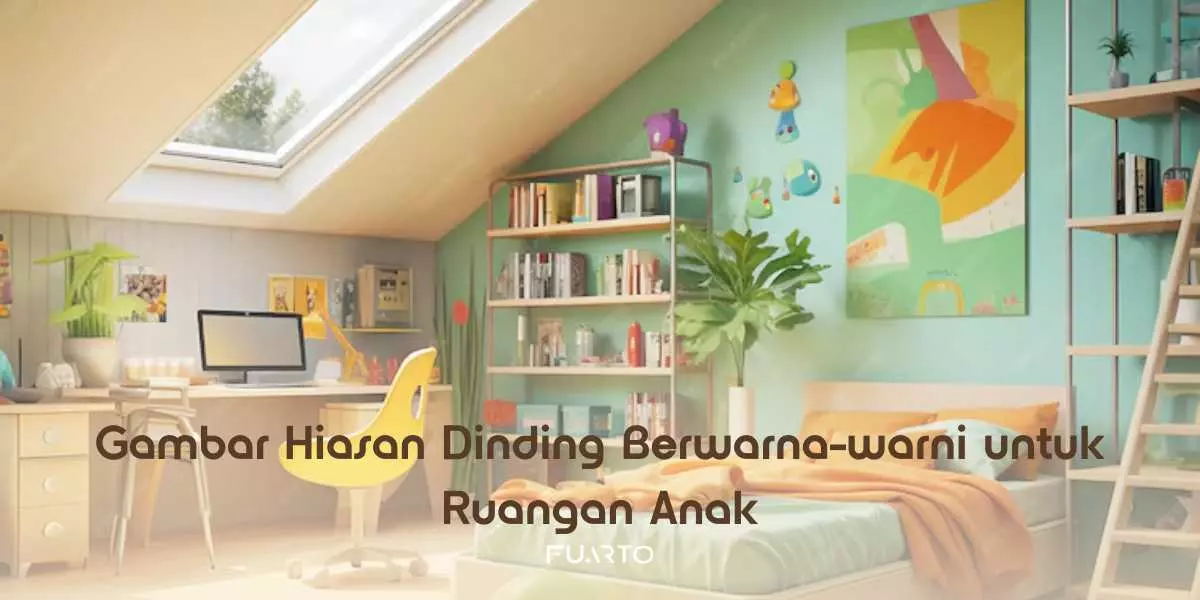 Gambar Hiasan Dinding Berwarna-warni untuk Ruangan Anak