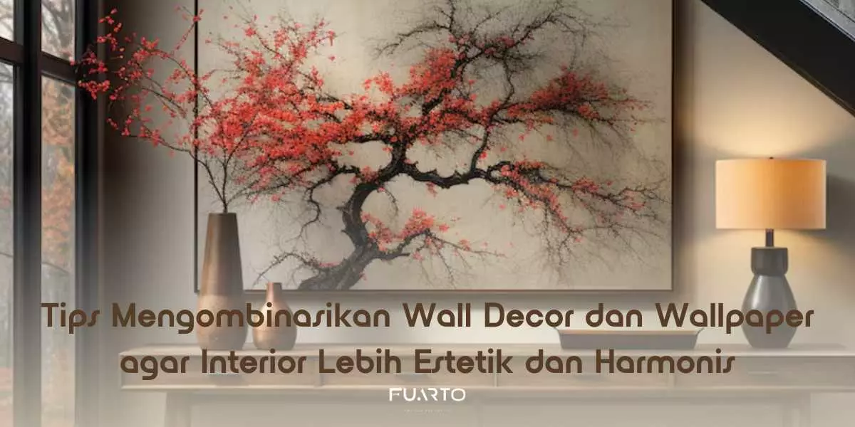 Tips Mengombinasikan Wall Decor dan Wallpaper agar Interior Lebih Estetik dan Harmonis