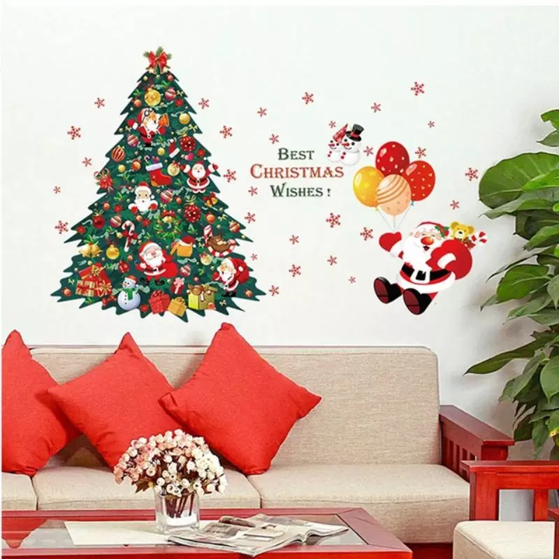 Stiker Dinding Tema Natal