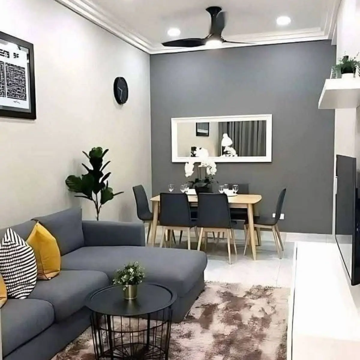 Padukan Warna Cat dengan Wall Decor yang Tepat