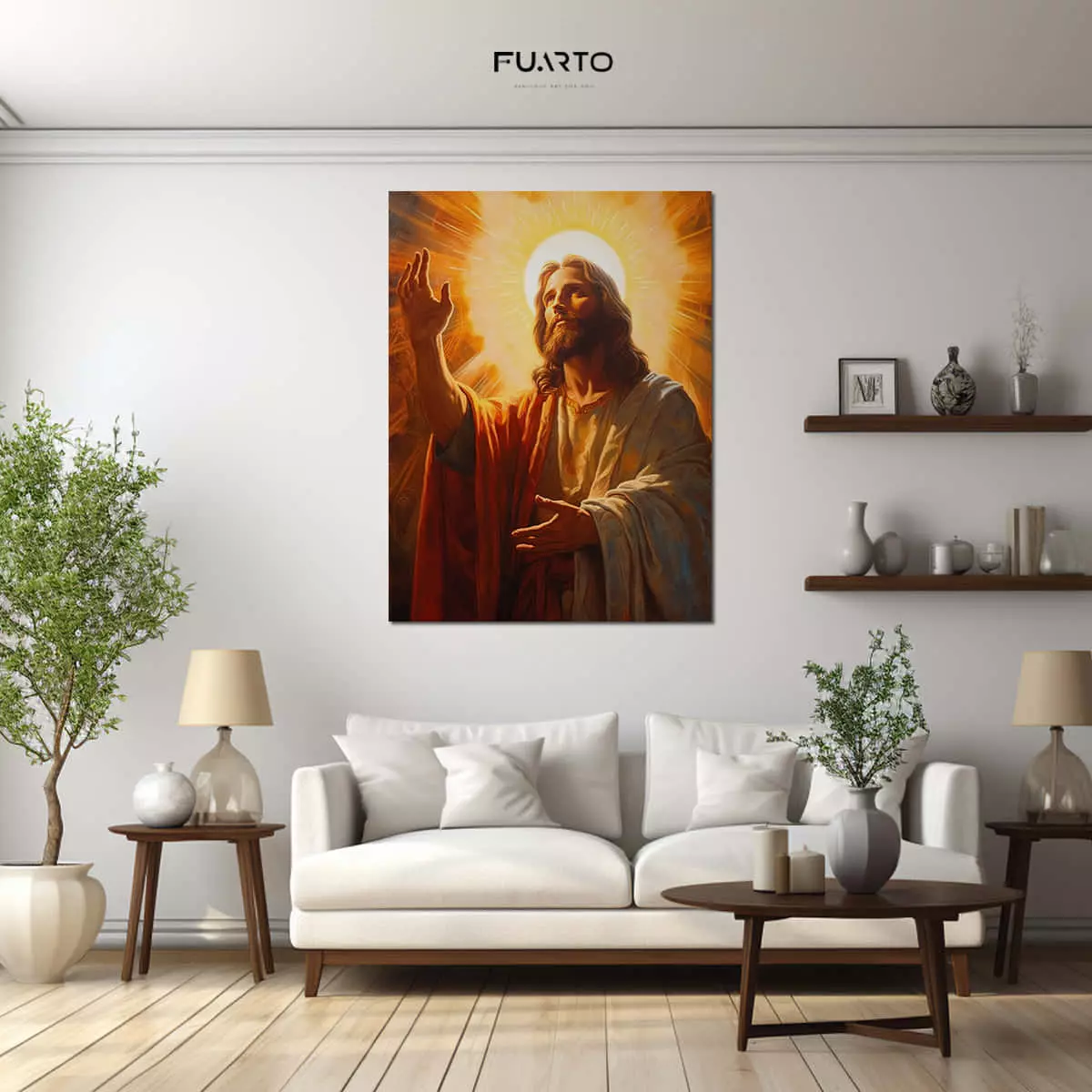 Wall Decor Kayu Gambar Jesus