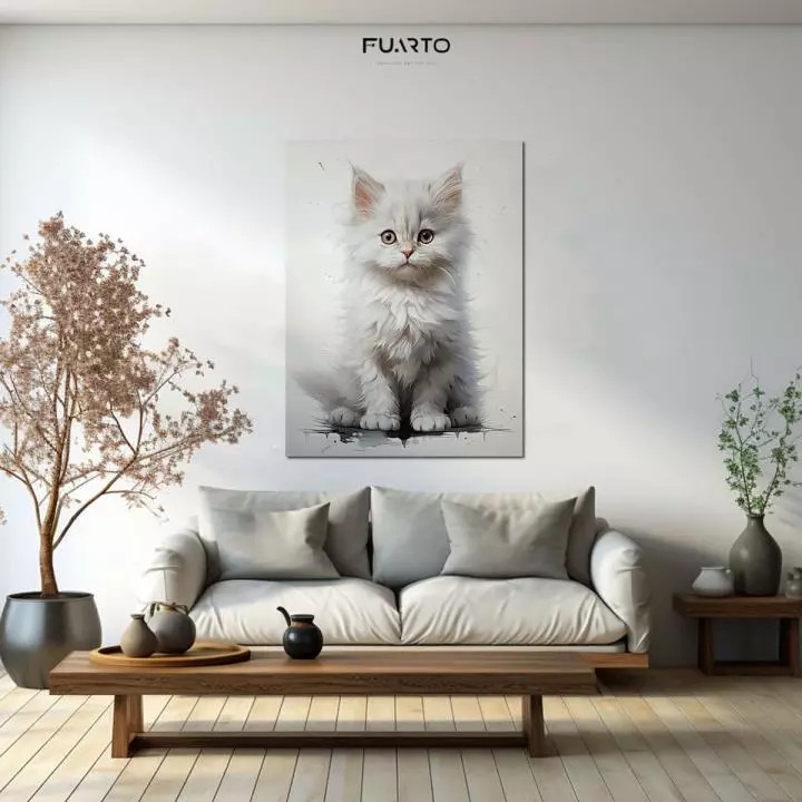 Wall Decor Kayu Gambar Kucing
