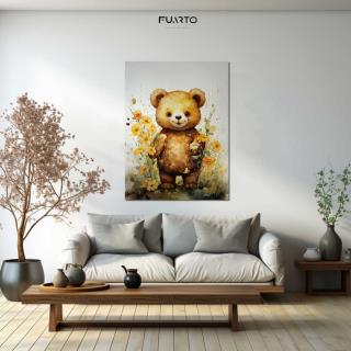 Wall Decor Kayu Gambar Beruang
