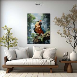 Wall Decor Kayu Gambar Burung