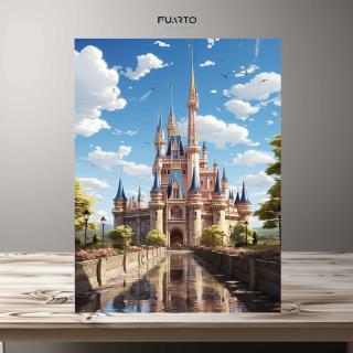 Wall Decor Lukisan Kastil