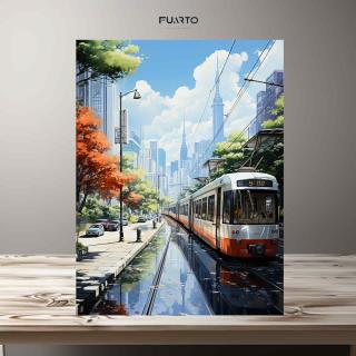 Wall Decor Pemandangan Kota