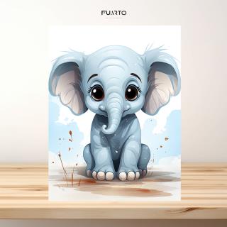 Wall Decor Gambar Gajah