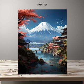 Wall Decor Gunung Fuji