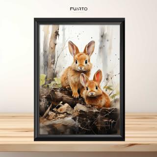 Wall Decor Kelinci Frame