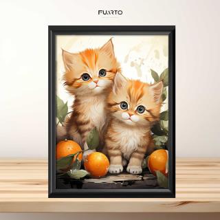 Wall Decor Kucing Frame