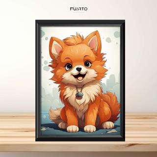 Wall Decor Anjing Frame