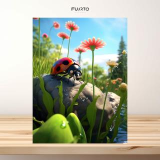 Wall Decor Gambar Kepik Ladybug