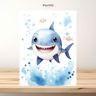 Wall Decor Gambar Hiu