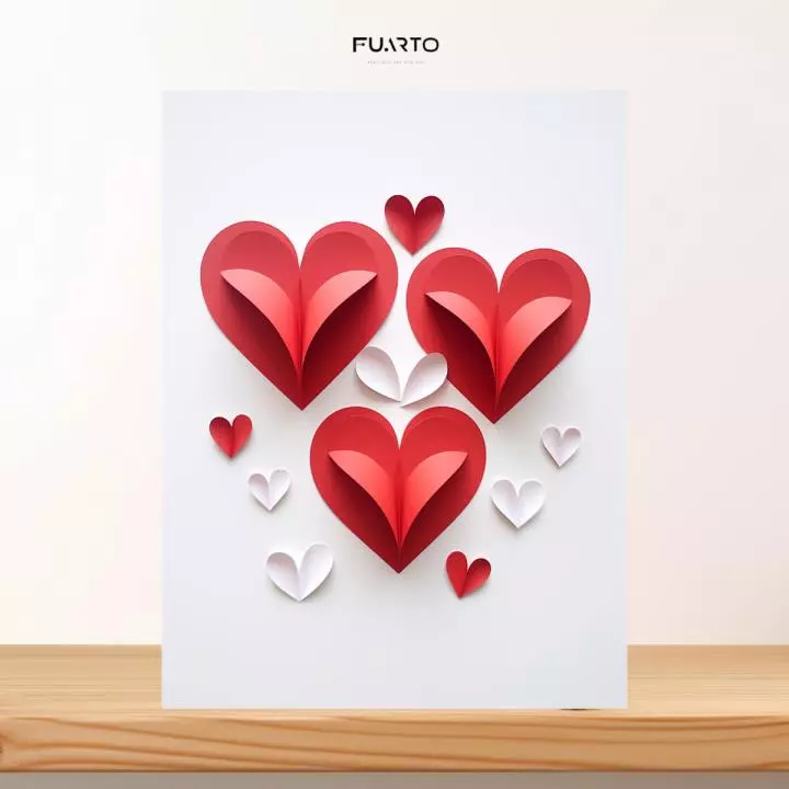 Hiasan Dinding Kayu Love Valentine