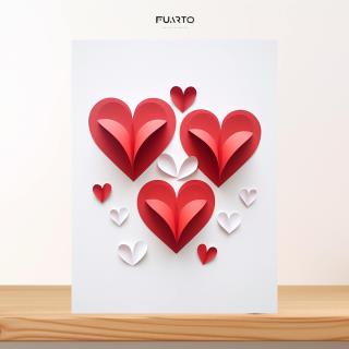 Hiasan Dinding Kayu Love Valentine