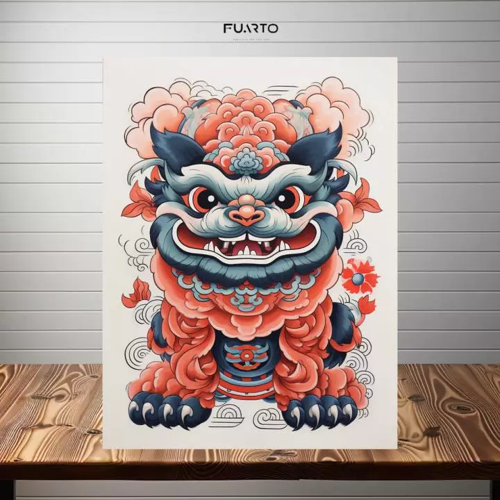 Hiasan Dinding Barongsai Cina