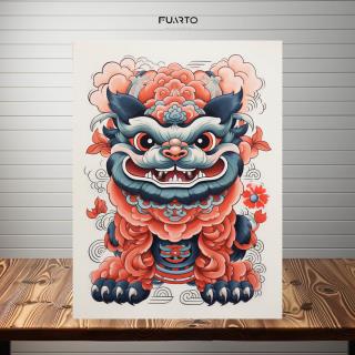 Hiasan Dinding Barongsai Cina