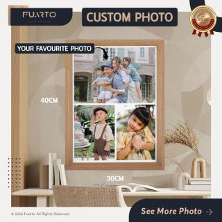 Cetak Foto Bingkai Kolase Frame Coklat