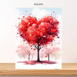 Hiasan Dinding Kayu Valentine