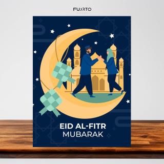 Wall Decor Kayu Idul Fitri