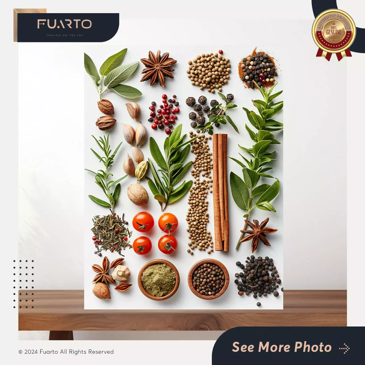 Wall Decor Kayu Herbal