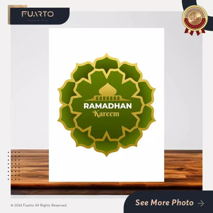 Wall Decor Religi Logo Ramadhan