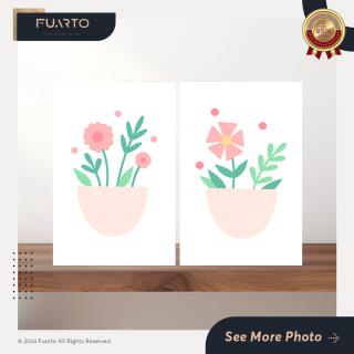 Pajangan Dinding Bunga 20x30