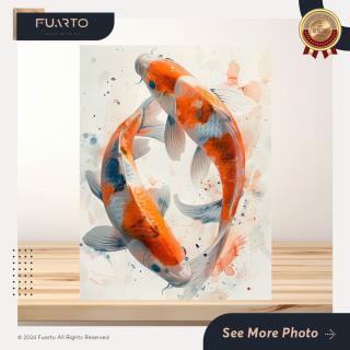 Wall Decor Dinding Kayu Hewan Ikan