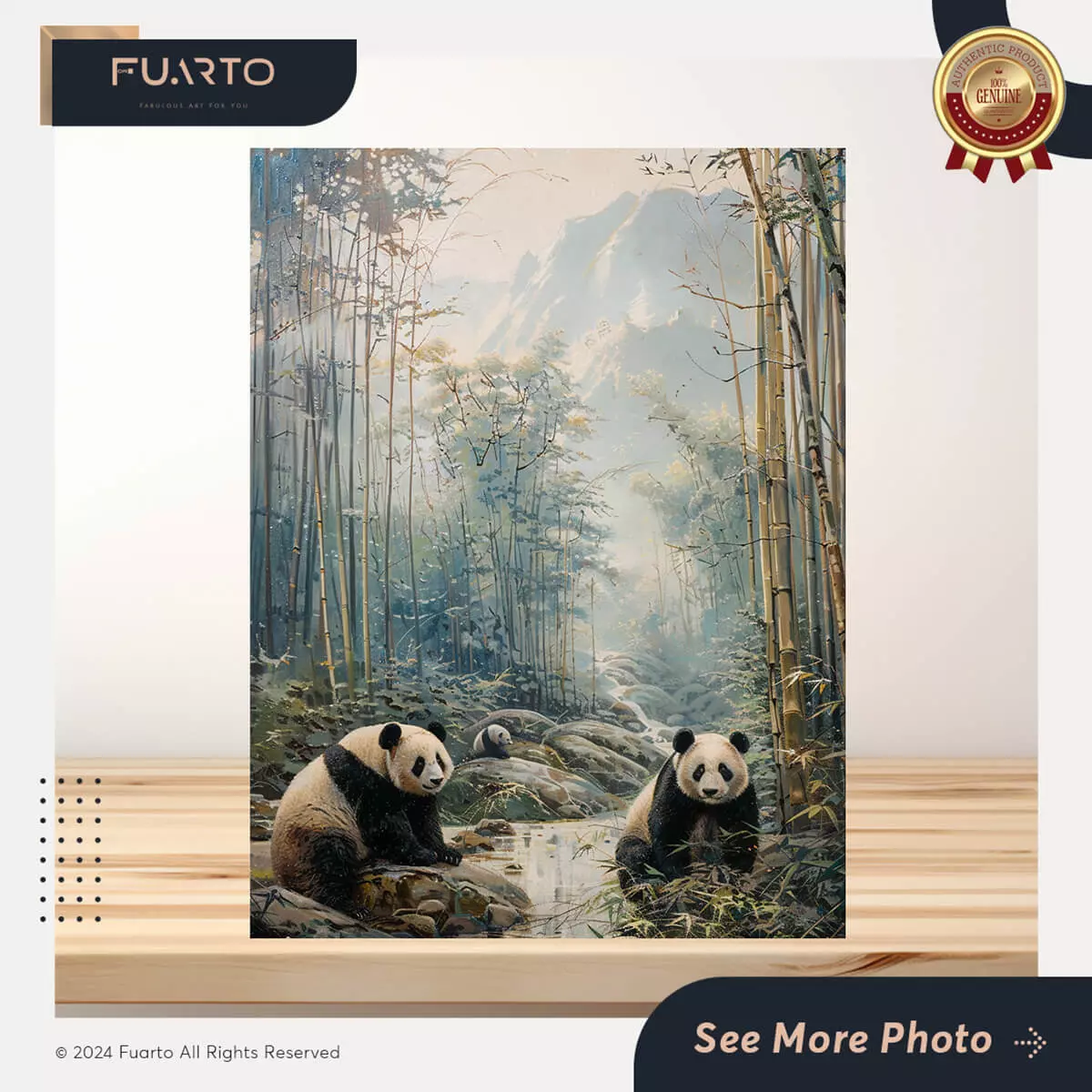 Wall Decor Dinding Hewan Panda