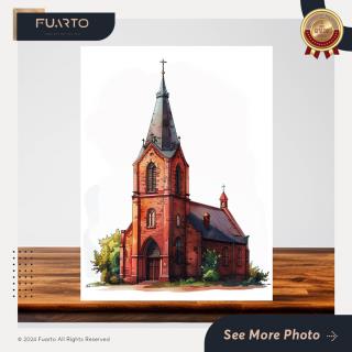 Hiasan Dinding Kayu Gereja