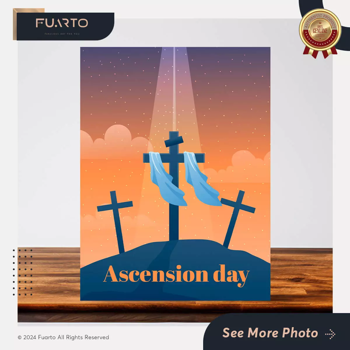 Wall Decor Kayu Ascension Day