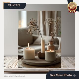 Hiasan Dinding Scandinavian Lilin