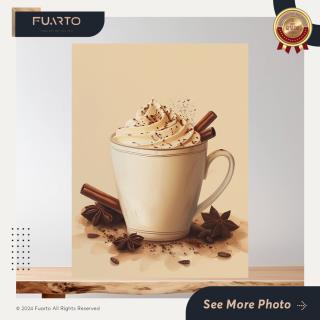 Hiasan Dinding Kayu Cafe Kopi