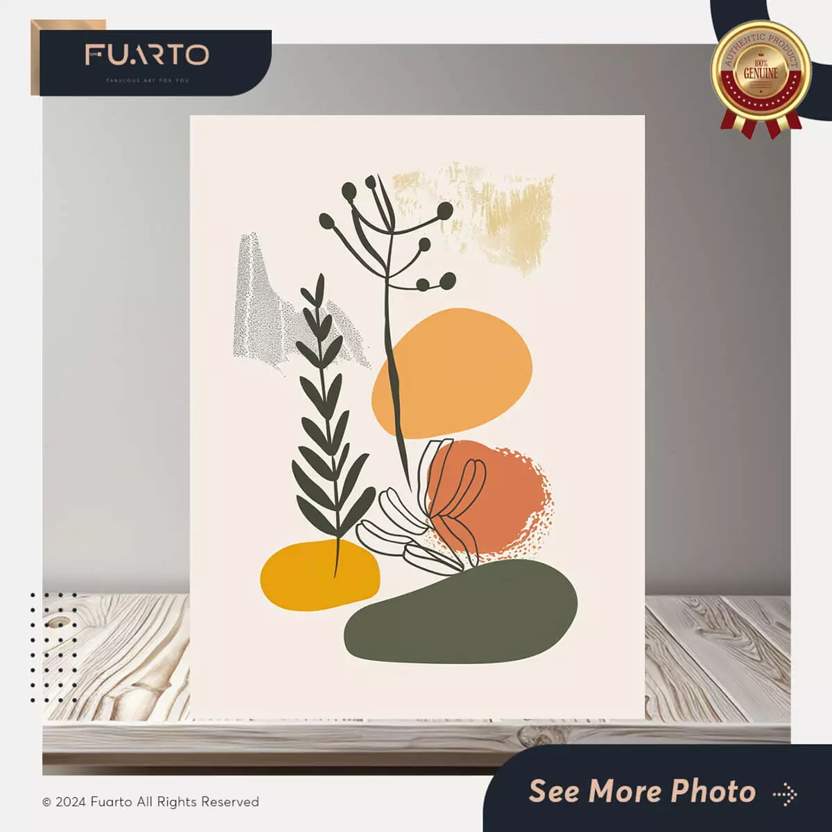 Wall Decor Scandinavian Floral