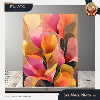 Wall Decor Abstrak Origami