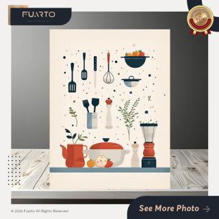 Wall Decor Restoran Kitchen Set