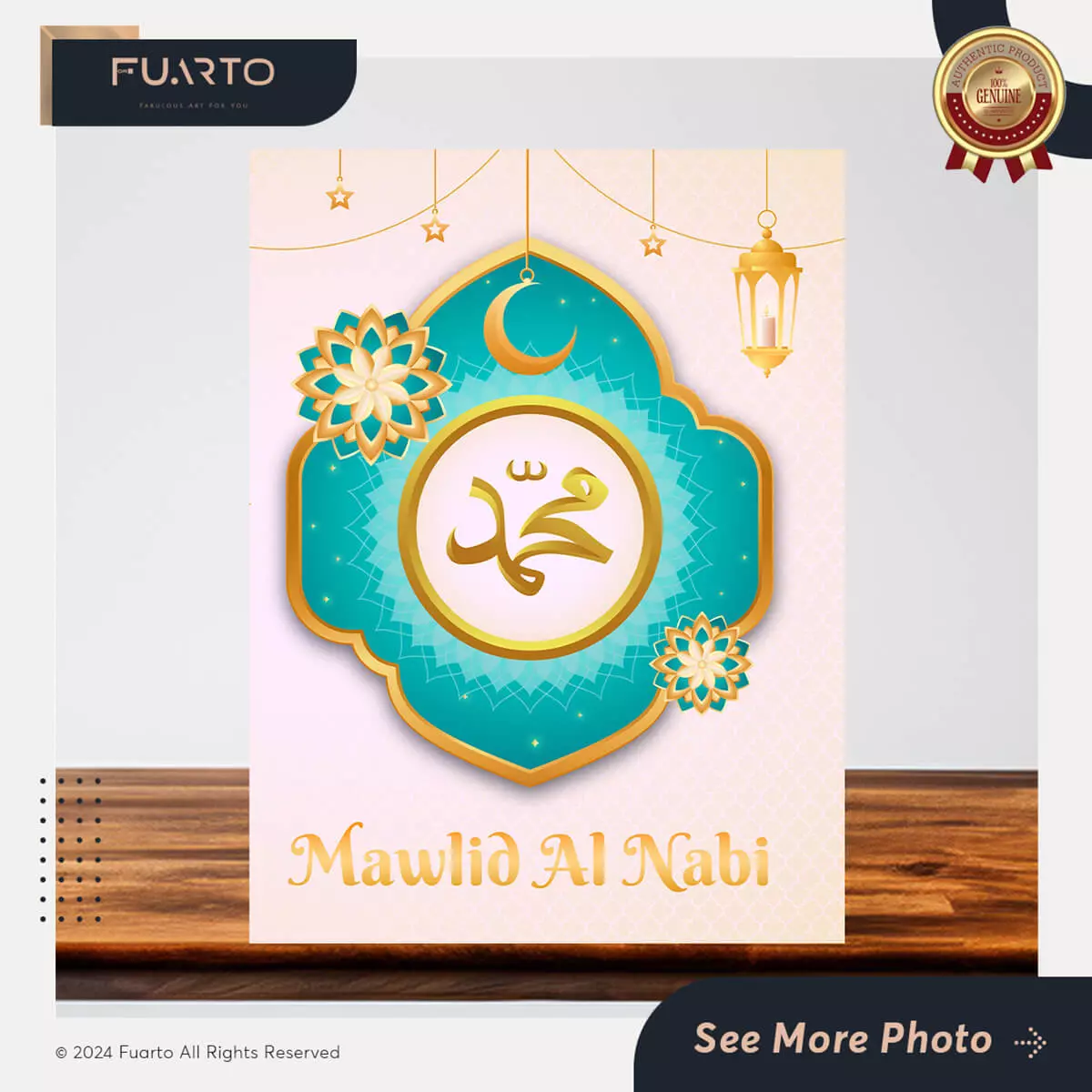 Hiasan Dinding Religi Eid Mawlid an-Nabi