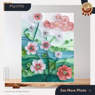 Pajangan Dinding Office Morning Glory Cotton