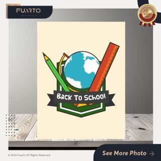 Hiasan Dinding Back to School