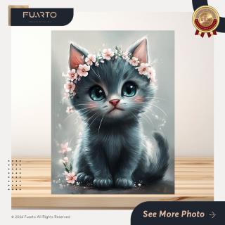 Pajangan Dinding Hewan Kucing Lucu