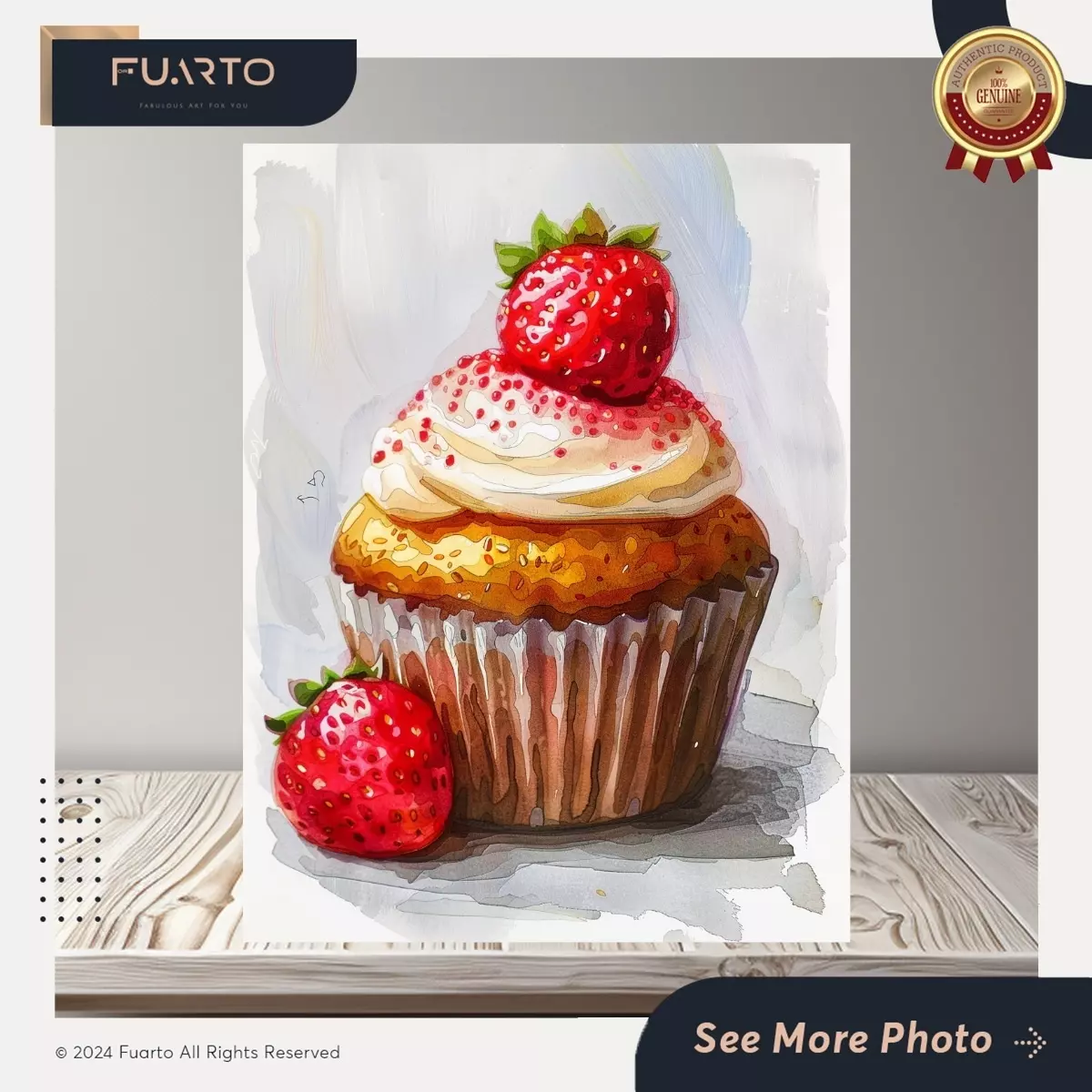 Wall Decor Gambar Cupcake