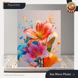 Wall Decor Gambar Bunga