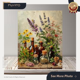 Wall Decor Herbal Rempah