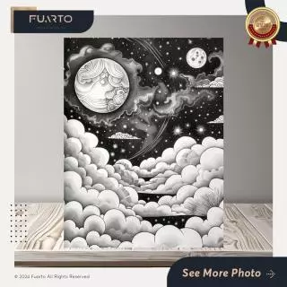 Wall Decor Langit Malam