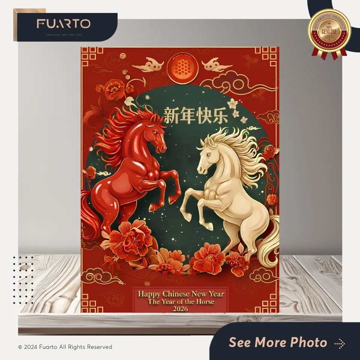 Wall Decor Kuda Lunar
