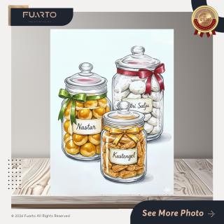 Wall Decor Kue lebaran
