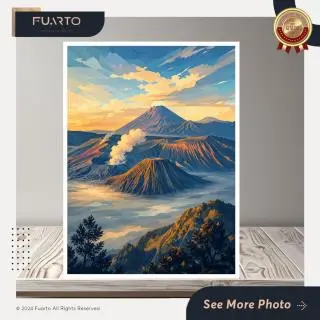 Wall Decor Pemandangan Gunung
