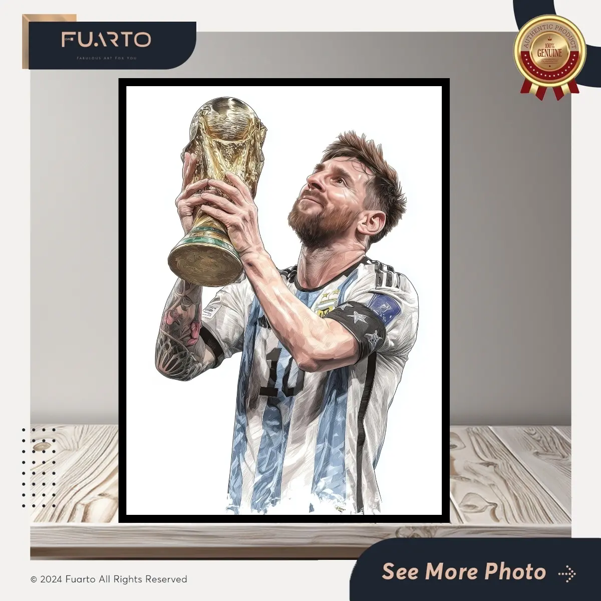 Wall Decor Football Legend