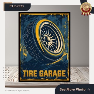 Wall Decor Vintage Garage