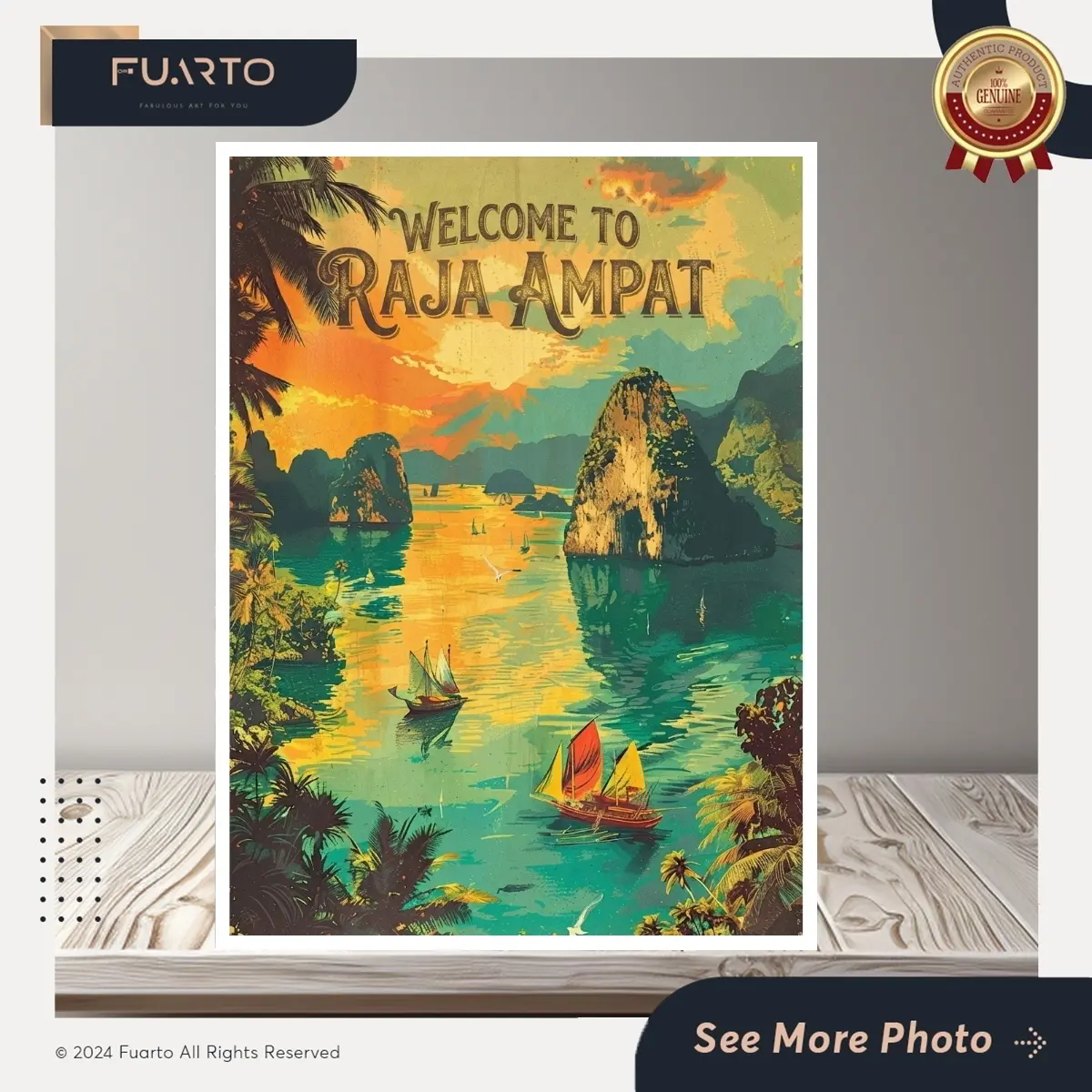 Wall Decor Destinasi Vintage